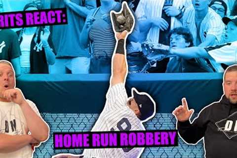 MLB Home Run Robberies But The Catches Get Increasingly More Insane | Baseball Reaction