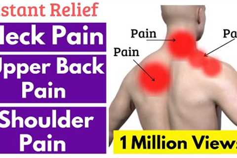 Quick Neck Pain, Upper Back And Shoulder Pain Relief Technique | Trapezius Muscle Stretch (In Hindi)