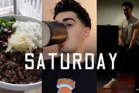 Productive Saturday | gym, my injury, sneaker shopping, unboxing