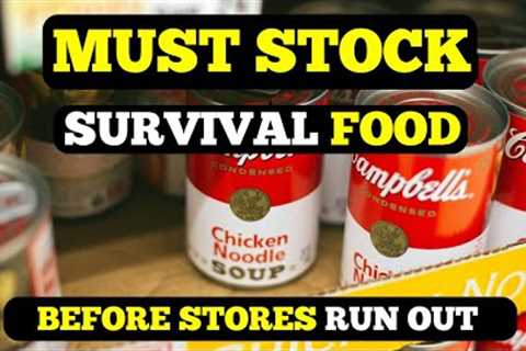 15 BEST CANNED FOODS You Should STOCKPILE In Your Pantry For Survival!