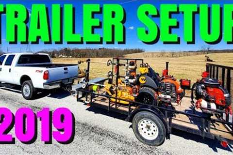 [Lawn Care Trailer Setup 2019] Equipment