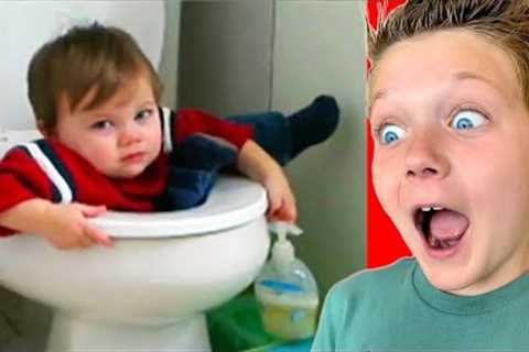You LAUGH, You LOSE! But it's actually funny (fails) w/ Kayson!