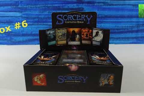 Sorcery Contested Realm Full Booster Box Break #6 Unboxing TCG Packs