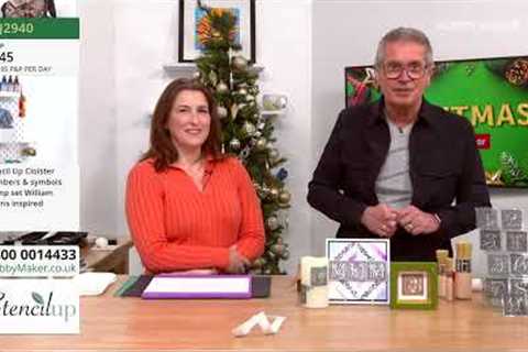 29/12/23 - STENCIL UP, CARNATION CRAFTS &amp; CRAFTER'S COMPANION