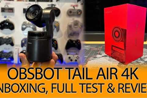 Obsbot Tail Air 4K Streaming Camera: Amazon Product Unboxing, Comprehensive Test and Review