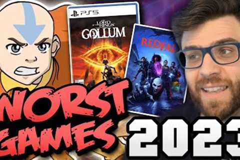 The WORST and Most Disappointing Video Games of 2023