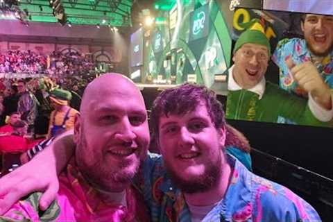 Our amazing night at the Paddy Power World Darts Championship 2024 | Vlog