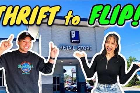 Reseller Couple Goes Thrifting at Goodwill to Buy Things Cheap &amp; Sell for High on Ebay! Thrift..