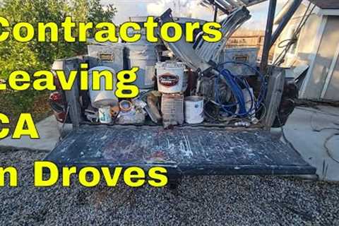 Painting and Building contractors Leaving CA