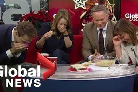 Holiday artichoke dip goes terribly wrong on-air