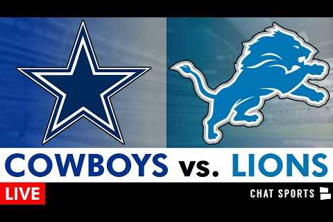 Cowboys vs. Lions Live Streaming Scoreboard, Play-By-Play, Highlights &amp; Stats | NFL Week 17 On..