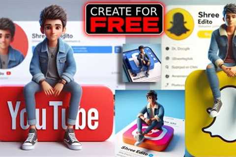 Social media 3D trending ai images creator | FREE FREE...! | bing ai