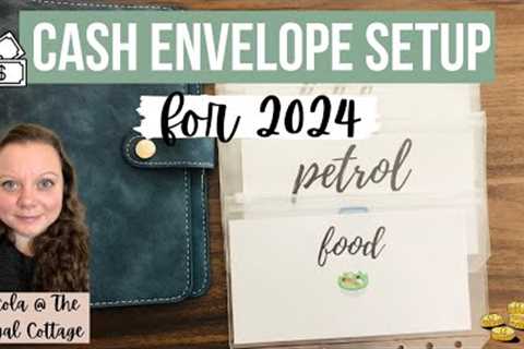 My Cash Envelope Setup For 2024 | Frugal Living | Single Parent Budget