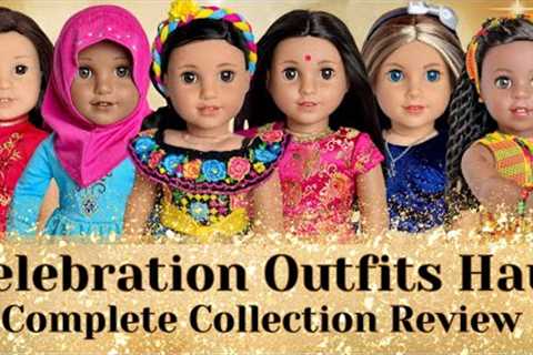 American Girl Celebration Outfits Complete Collection Unboxing &amp; Review + Learn About the..