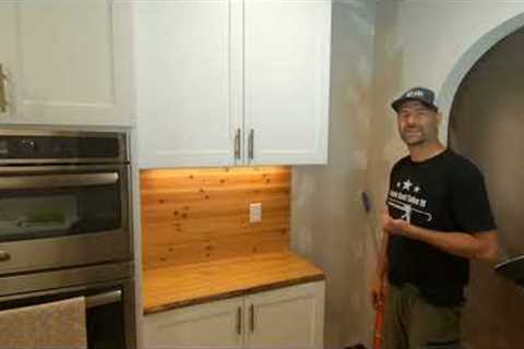 $40,000 Kitchen Renovation With Custom Wall Texture | THE HANDYMAN |