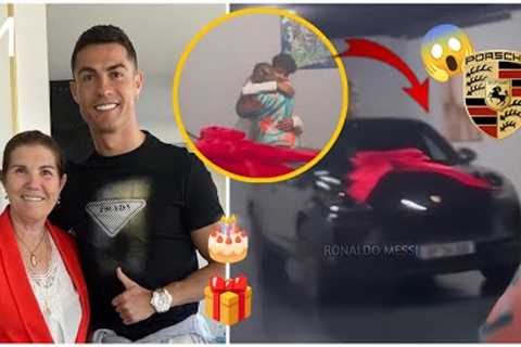 🎁 Cristiano Ronaldo Gifts his mother Maria Dolores a Porsche car for her Birthday 🎉