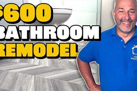 Bathroom Renovations Don't Have To Be Expensive