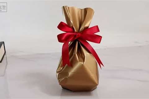 How To Tie A Gift Bag Bow With Ribbon | Step By Step Diy Gift Bag