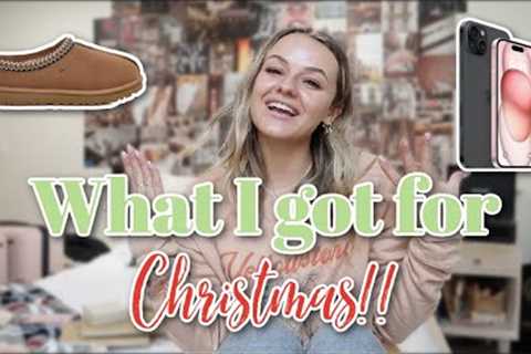 What I got for Christmas