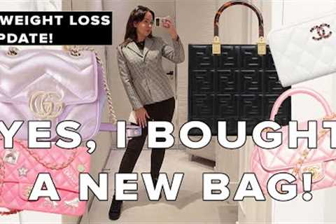 VLOG: Choosing a New Designer Bag!! COME SHOPPING WITH ME &amp; Weight Loss Update AD