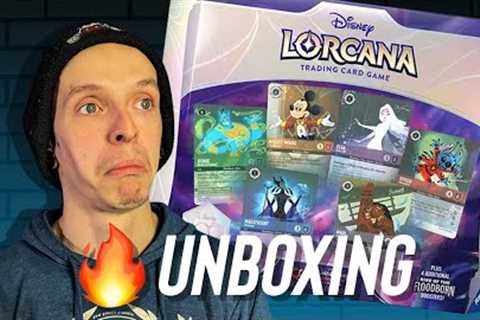 Unboxing the LORCANA Disney100 Collector's Edition Box
