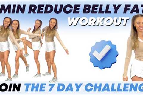 7 Minute Workout to Lose Belly Fat - Join the 7-Day Challenge - Standing Workout - No Jumping