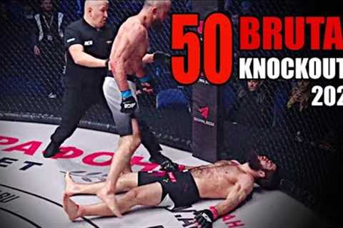 50 Most Brutal Knockouts Ever in MMA 2023 !
