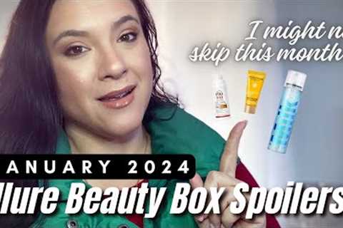 JANUARY 2024 ALLURE BEAUTY BOX SPOILERS!