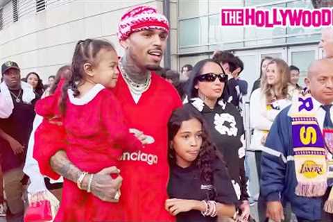 Chris Brown, Ammika Harris, Diamond Brown, &amp; Nia Guzman Take Royalty &amp; Lovely Brown To..