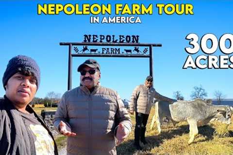 Nepoleon Farm Tour 🔥| 300 Acres in America 😱 - Irfan's View