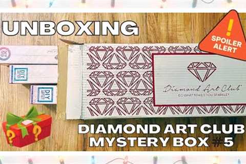 Spoilers Ahead!! Unboxing my Diamond Art Club Mystery Box #5 🤩