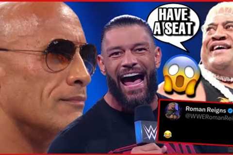 ROMAN REIGNS REACTION TO THE ROCK CHALLENGE! RIKISHI RESPONDS TO THE ROCK! WWE RAW DAY 1