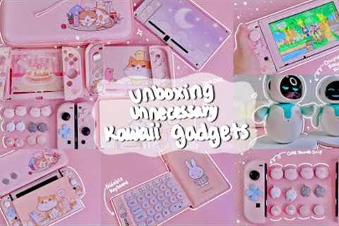 Unboxing Unnecessary Kawaii Gadgets For My Desk &amp; Switch Ft. Divoom, PlayVital, Energize Lab,..