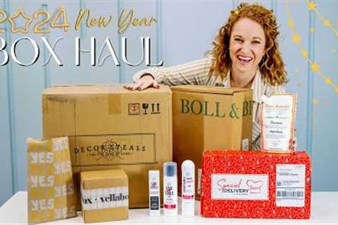 January 2024 Monthly Haul * Happy New Year * Subscriptions + Product Haul