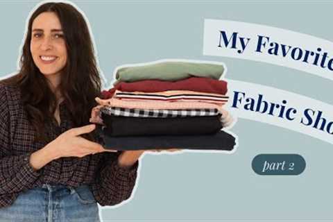 Where to Shop Online for Fabric (part 2)