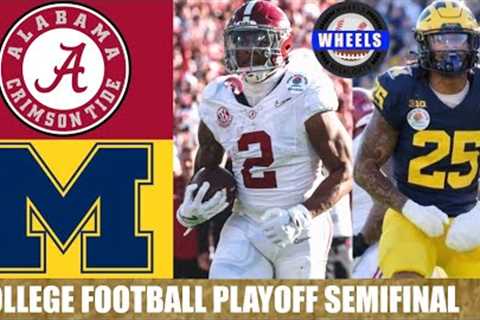 #4 Alabama vs #1 Michigan Highlights | 2024 Rose Bowl | CFP Semifinal | College Football Highlights