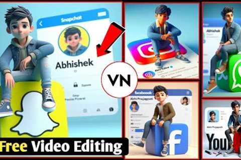 Trending Social Media Profile Name Photo Video Editing | How To Make Instagram Profile Photo Editing