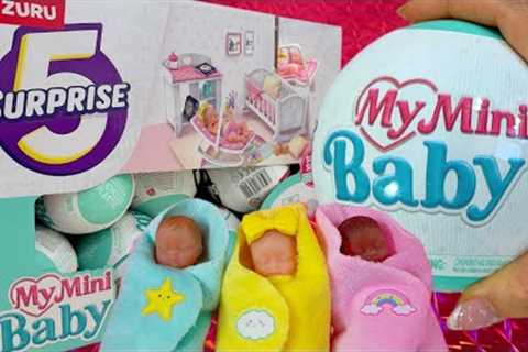 5 SURPRISE MY MINI BABY SERIES 1 Unboxing Full Box Mystery Capsule Toys
