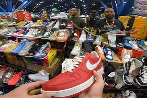 FINDING $50 AND $100 STEALS AT SNEAKERCON HOUSTON. SHE KNEW I’D WANT TO BUY HER RARE NIKE AIR MAX!!