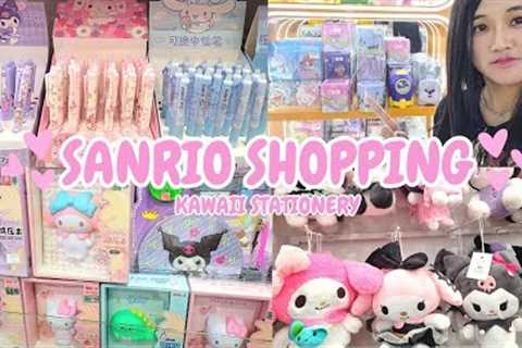 Sanrio Shopping Vlog 🌸 | Kawaii School Supplies Haul 💗