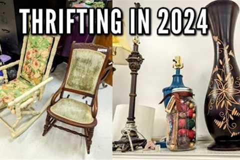 MY FIRST GOODWILL THRIFTING TRIP &amp; HAUL FOR 2024! INTENTIONAL THRIFT SCORES!