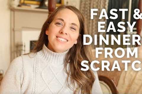 From-scratch meals that are faster than fast food