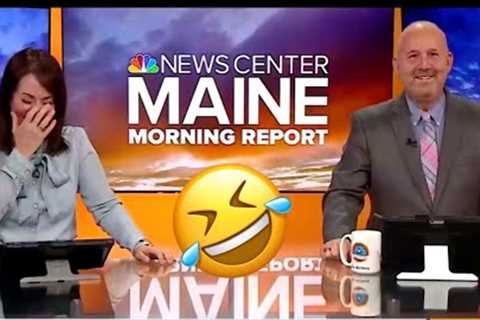 Top 5 News Anchors Can`t stop Laughing 2023. Funny News Bloopers