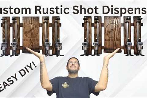 How To Make This Customized Shot Dispenser Rack - Easy DIY Woodworking Project