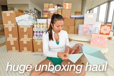 HUGE Online Shopping Unboxing (Makeup + Skincare)