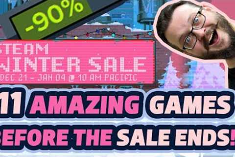 Steam WINTER SALE 2023! 11 Cool Games Before the Sale Ends! Last Winter Sale Video