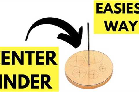 Woodworking Wonders: Simplifying Round Object Centering Like Never Before! #diytools #woodworking