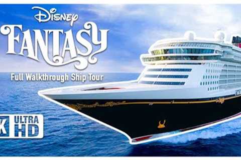 Disney Fantasy | Full Cruise Ship Walkthrough &amp; Review | Ultra HD |Disney Cruise Lines
