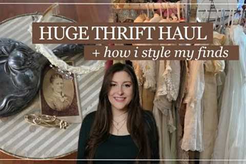 THRIFTED VS STYLED | HUGE HOME DECOR THRIFT HAUL! | Goodwill Thrifting | Vintage Decor