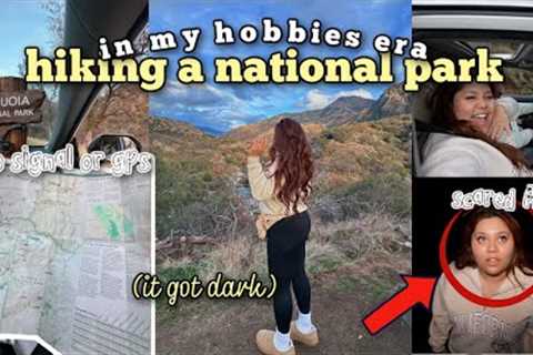 In my HOBBIES era | A 22 yr old hiking @ a NATIONAL PARK  (gone different than I expected)